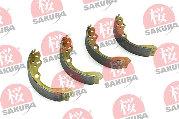 SAKURA 602-30-3600 - Комплект тормозных колодок, барабанные autospares.lv