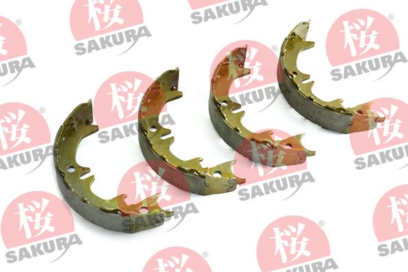 SAKURA 602-20-3890 - Комплект тормозов, ручник, парковка autospares.lv