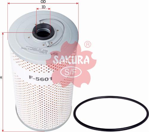 SAKURA F5601 - Топливный фильтр autospares.lv
