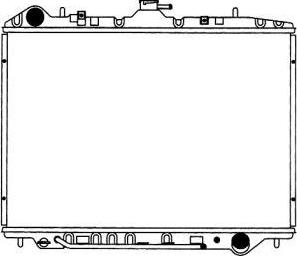 SAKURA Automotive 1211-0236 - Радиатор, охлаждение двигателя autospares.lv