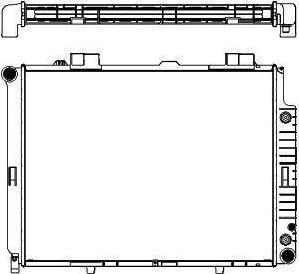 SAKURA Automotive 3311-1003 - Радиатор, охлаждение двигателя autospares.lv