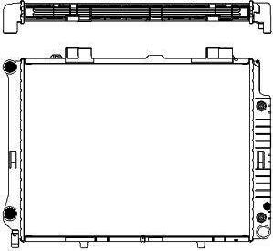 SAKURA Automotive 3311-1002 - Радиатор, охлаждение двигателя autospares.lv