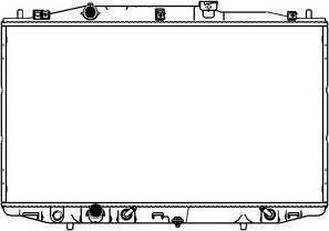 SAKURA Automotive 3211-1018 - Радиатор, охлаждение двигателя autospares.lv