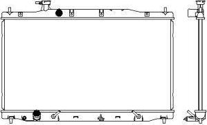 SAKURA Automotive 3211-8507 - Радиатор, охлаждение двигателя autospares.lv