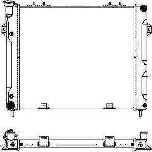 SAKURA Automotive 3231-1009 - Радиатор, охлаждение двигателя autospares.lv