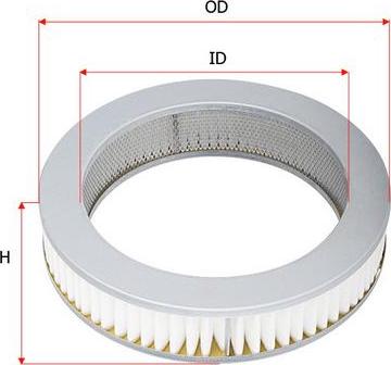 SAKURA Automotive A-1405 - Воздушный фильтр, двигатель autospares.lv