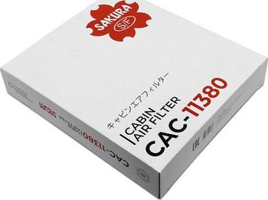 SAKURA Automotive CAC-11380 - Фильтр воздуха в салоне autospares.lv