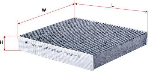 SAKURA Automotive CAC-1807 - Фильтр воздуха в салоне autospares.lv