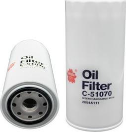 Sakura Filters AU C-51070 - Масляный фильтр autospares.lv