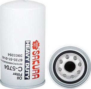 Sakura Filters AU C-5704 - Масляный фильтр autospares.lv