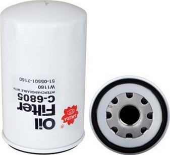 Sakura Filters AU C-6805 - Масляный фильтр autospares.lv