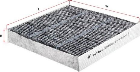 Sakura Filters AU CAC-1605 - Фильтр воздуха в салоне autospares.lv