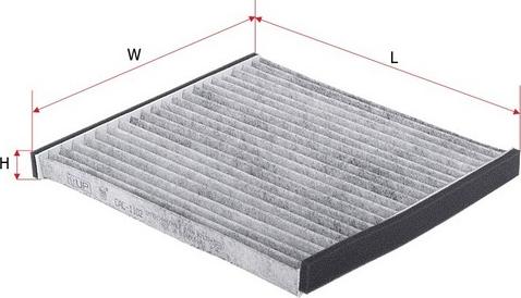 Sakura Filters AU CAC-1102 - Фильтр воздуха в салоне autospares.lv