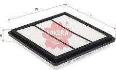 Sakura Filters AU FA-1053 - Воздушный фильтр, двигатель autospares.lv