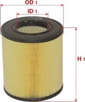 Sakura Filters AU FA-31050 - Воздушный фильтр, двигатель autospares.lv