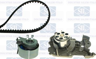 Saleri SIL K1PA1404 - Водяной насос + комплект зубчатого ремня ГРМ autospares.lv