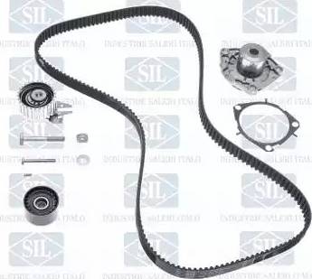 Saleri SIL K1PA1246A - Водяной насос + комплект зубчатого ремня ГРМ autospares.lv