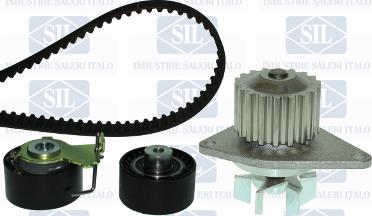 Saleri SIL K1PA1266 - Водяной насос + комплект зубчатого ремня ГРМ autospares.lv