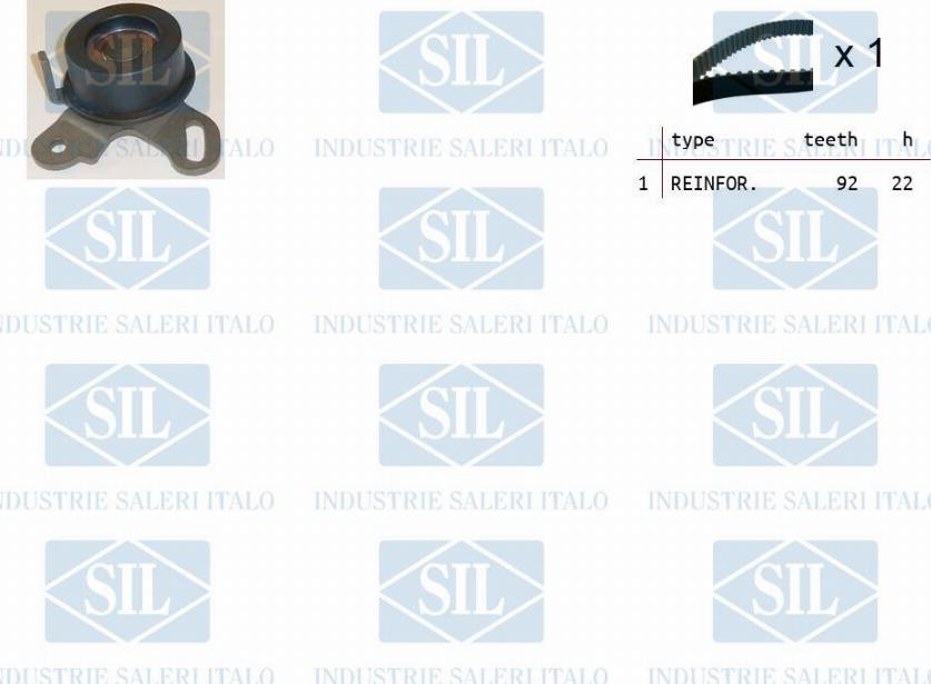 Saleri SIL TK1450 - Комплект зубчатого ремня ГРМ autospares.lv