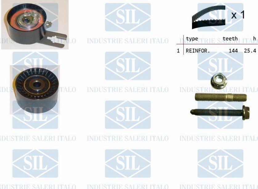 Saleri SIL TK1052 - Комплект зубчатого ремня ГРМ autospares.lv