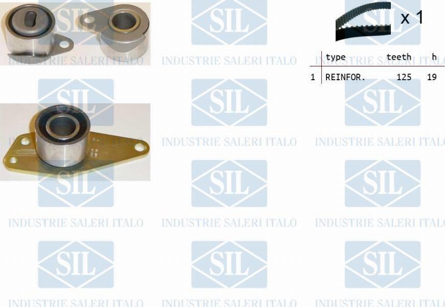 Saleri SIL TK1070 - Комплект зубчатого ремня ГРМ autospares.lv