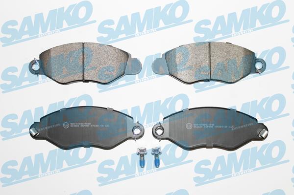 Samko 5SP994 - Тормозные колодки, дисковые, комплект autospares.lv