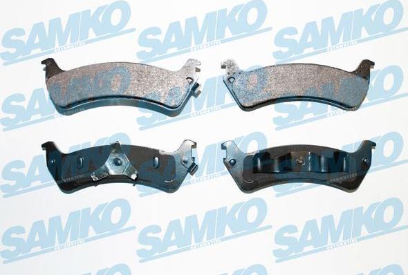 Samko 5SP990 - Тормозные колодки, дисковые, комплект autospares.lv