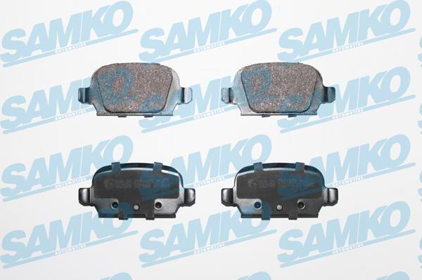 Samko 5SP998 - Тормозные колодки, дисковые, комплект autospares.lv