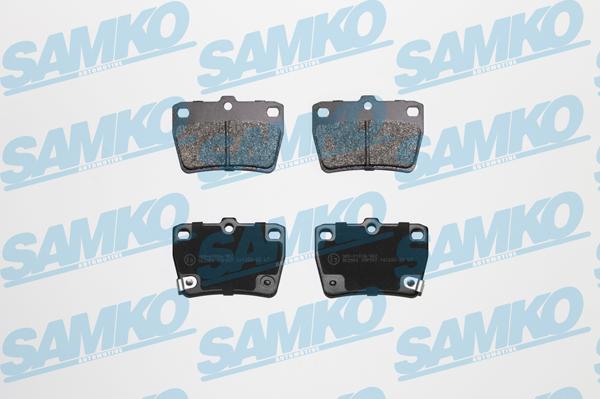 Samko 5SP997 - Тормозные колодки, дисковые, комплект autospares.lv