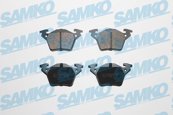 Samko 5SP948 - Тормозные колодки, дисковые, комплект autospares.lv