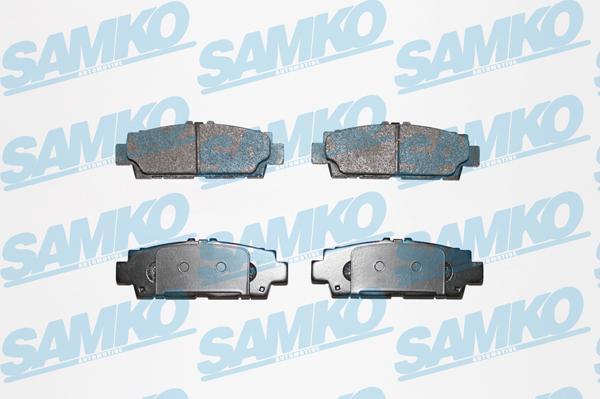 Samko 5SP943 - Тормозные колодки, дисковые, комплект autospares.lv