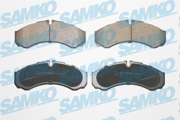 Samko 5SP955 - Тормозные колодки, дисковые, комплект autospares.lv
