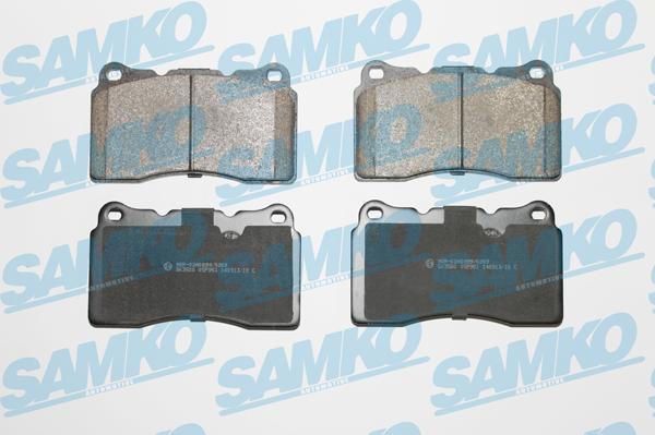 Samko 5SP951 - Тормозные колодки, дисковые, комплект autospares.lv