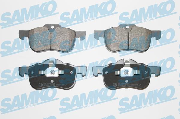 Samko 5SP952 - Тормозные колодки, дисковые, комплект autospares.lv