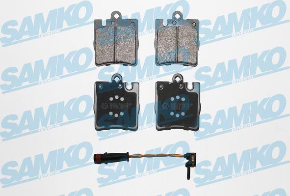 Samko 5SP957B - Тормозные колодки, дисковые, комплект autospares.lv