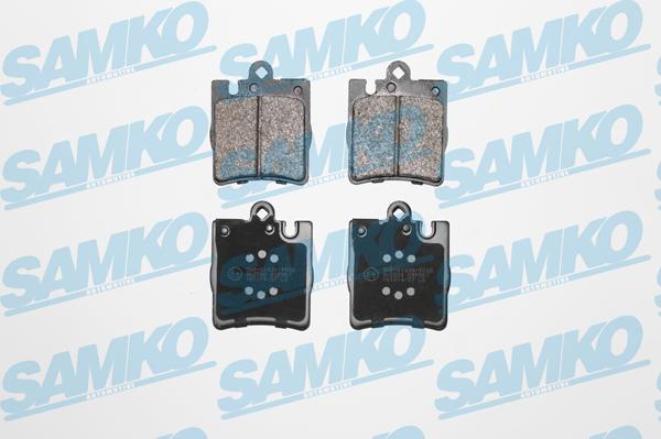 Samko 5SP957 - Тормозные колодки, дисковые, комплект autospares.lv