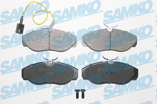 Samko 5SP964 - Тормозные колодки, дисковые, комплект autospares.lv