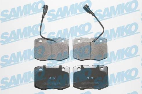 Samko 5SP963 - Тормозные колодки, дисковые, комплект autospares.lv