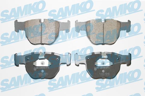 Samko 5SP909 - Тормозные колодки, дисковые, комплект autospares.lv