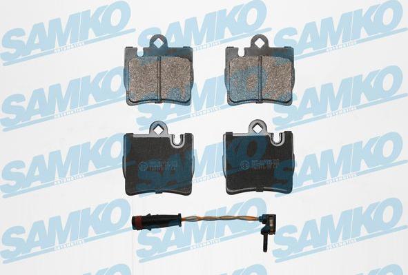 Samko 5SP900A - Тормозные колодки, дисковые, комплект autospares.lv