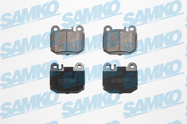 Samko 5SP901 - Тормозные колодки, дисковые, комплект autospares.lv