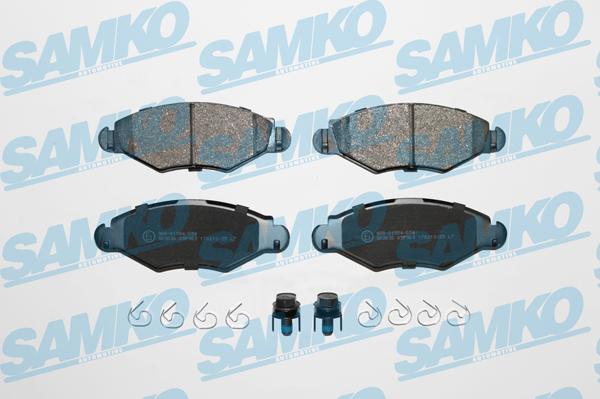 Samko 5SP903 - Тормозные колодки, дисковые, комплект autospares.lv