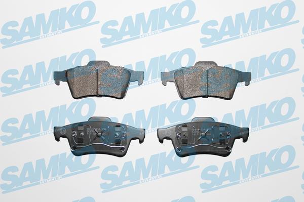 Samko 5SP907 - Тормозные колодки, дисковые, комплект autospares.lv