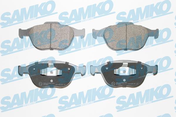 Samko 5SP913 - Тормозные колодки, дисковые, комплект autospares.lv