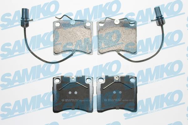 Samko 5SP984 - Тормозные колодки, дисковые, комплект autospares.lv