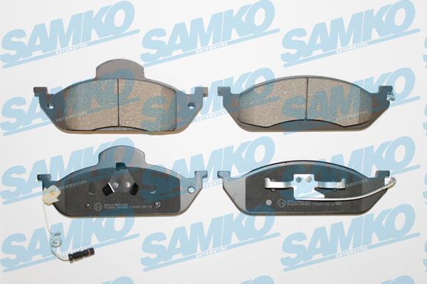 Samko 5SP983 - Тормозные колодки, дисковые, комплект autospares.lv