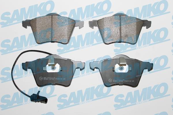 Samko 5SP982 - Тормозные колодки, дисковые, комплект autospares.lv