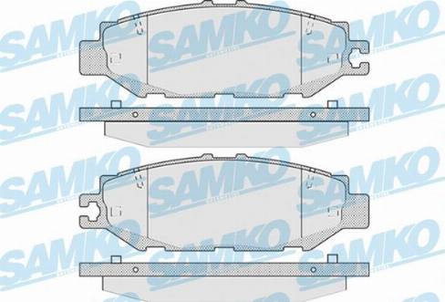 Samko 5SP939 - Тормозные колодки, дисковые, комплект autospares.lv