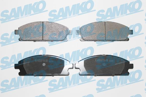 Samko 5SP935 - Тормозные колодки, дисковые, комплект autospares.lv