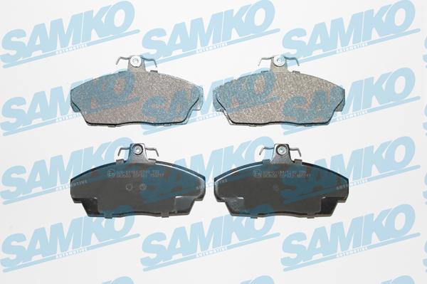 Samko 5SP922 - Тормозные колодки, дисковые, комплект autospares.lv